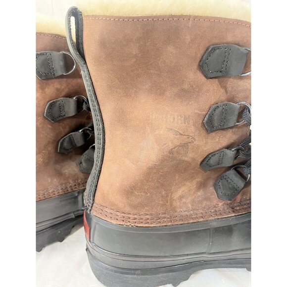 Sorel Men's Black and Brown Snow Boots - Picture 12 of 15